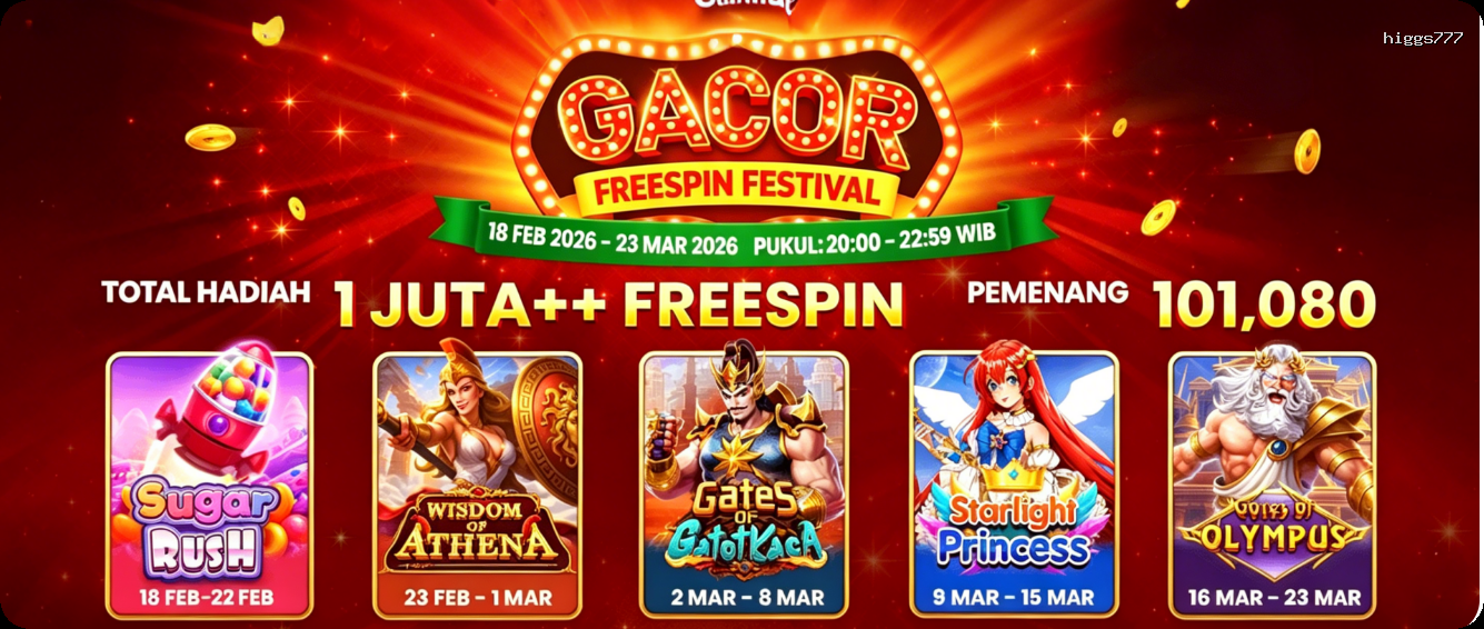 Login higgs777 Sekarang Bonus Melimpah